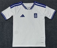 25-26 Greece Home White Thailand Soccer Jersey AAA