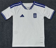 25-26 Greece Home White Thailand Soccer Jersey AAA