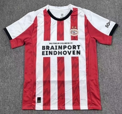 25-26 PSV Eindhoven Home Red&White Thailand Soccer Jersey AAA-417