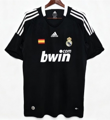 Retro Edition 08-09 Real Madrid Away Black Thailand Soccer Jersey AAA-2483