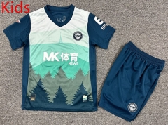 25-26 Deportivo Alavés 2nd Away Green Kids/Youth Soccer Uniform-7809