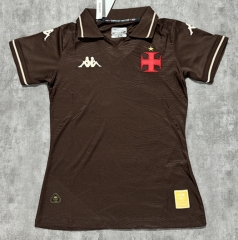 25-26 CR Vasco da Gama 2nd Away Coffee Women Thailand Soccer Jersey AAA-4506
