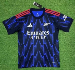 (S-4XL) 2025-2026 Arsenal Away Blue&Black Thailand Soccer Jersey AAA-403