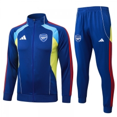 2025-2026 Arsenal Colorful Blue Thailand Soccer Jacket Uniform-815