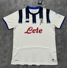 (S-4XL) 25-26 Atalanta BC Away White Thailand Soccer Jersey AAA-4506