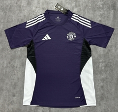 (S-4XL) 2025-2026 Manchester United Purple Thailand Training Jersey AAA-4506