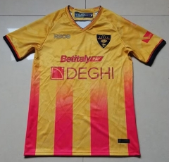 25-26 US Lecce Home Yellow Thailand Soccer Jersey AAA-0388