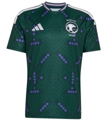 (S-4XL) 26-27 Saudi Arabia Home Green Thailand Soccer Jersey AAA-8025