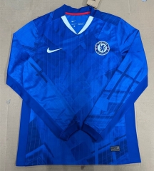 (S-4XL) 25-26 Chelsea Home Blue LS Thailand Soccer Jersey AAA-422