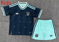 26-27 Germany Away Royal Blue Kids/Youth Soccer Uniform-2353