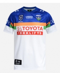 (S-7XL) 2026 Raiders Away White&Blue Thailand Rugby Jersey