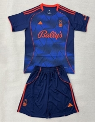 25-26 Nottingham Forest 2nd Away Blue Soccer Uniform-AY