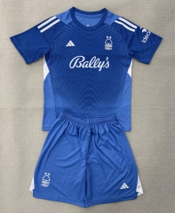 25-26 Nottingham Forest Goalkeeper Blue Soccer Uniform-AY