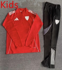 2025-2026 Sevilla Red Kids/Youth Soccer Tracksuit-4692