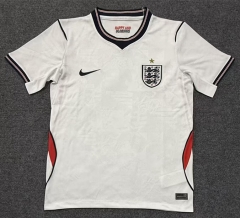 (S-4XL) 26-27 England Home White Thailand Soccer Jersey AAA-2483