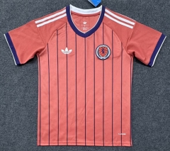 (S-4XL) 26-27 Scotland Away Red Thailand Soccer Jersey AAA-2483