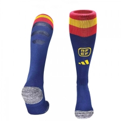 2026 World Cup Spain Home Blue Thailand Soccer Socks