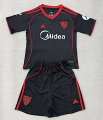 25-26 Sevilla 2nd Away Black Soccer Uniform-AY
