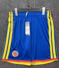 2026 World Cup Colombia Home Blue Thailand Soccer Shorts