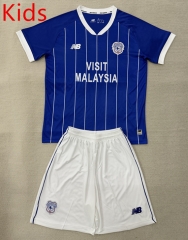 25-26 Cardiff City Home Blue Kids/Youth Soccer Uniform-AY