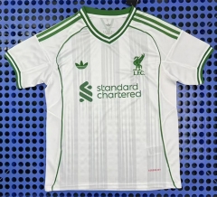 25-26 Liverpool White Thailand Training Soccer Jersey AAA-2733