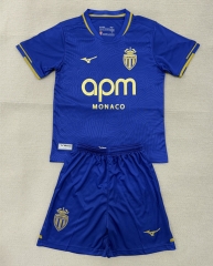 25-26 Monaco Away Blue Soccer Uniform-AY