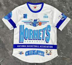 2026 MN Retro Version Charlotte Hornets White&Blue NBA Shirt-311