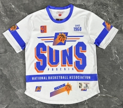 2026 MN Retro Version Phoenix Suns White&Blue NBA Shirt-311