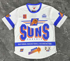 2026 MN Retro Version Phoenix Suns White&Blue NBA Shirt-311