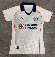 25-26 Special Version Cruz Azul White Women Thailand Soccer jersey AAA-912
