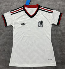 26-27 Mexico Away White Women Thailand Soccer Jersey AAA-4506