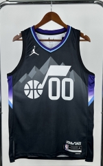 2026 Jordan Version Utah Jazz Black #00 NBA Jersey-311