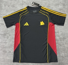 (S-4XL) 25-26 Special Edition Roma Black Thailand Soccer Jersey AAA-4506