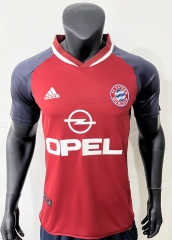 Retro version 01-02 Bayern München Home Red Thailand Soccer Jersey AAA-0871