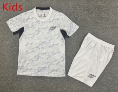 2026 World Cup New Zealand Home White Kid/Youth Soccer Uniform-7809