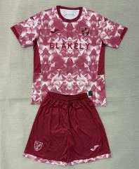 25-26 Norwich City 2nd Away Red Soccer Uniform-AY