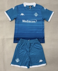 25-26 Fiorentina 2nd Away Blue Soccer Uniform-AY