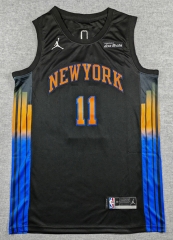 2026 Announcement Edition New York Knicks Black #11 NBA Jersey-1380