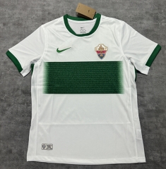 (S-4XL) 2025-2026 Elche CF Home White&Green Thailand Soccer Jersey AAA-4506