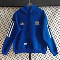 (S-3XL) Player Version 25-26 Newcastle United Home Blue Thailand Soccer Tracksuit Top With Hat-CS
