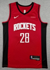 Houston Rockets Red #28 NBA Jersey-1380