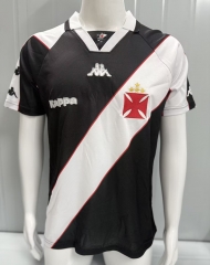 Retro Version 1997 CR Vasco da Gama Home Black&White Thailand Soccer Jersey AAA-3932