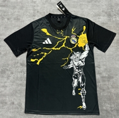 25-26 Marvel Joint Version Real Madrid Black Thailand Soccer Jersey AAA-4506