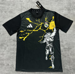 25-26 Marvel Joint Version Real Madrid Black Thailand Soccer Jersey AAA-4506