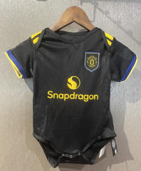 2025-2026 Manchester United 2nd Away Black Baby Soccer Uniform-CS