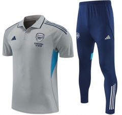 2025-2026 Arsenal Light Gray Thailand Polo Uniform-4627