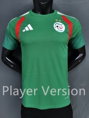 (S-3XL) Player Version 2026 World Cup Algeria Green Thailand Soccer Jersey AAA-9926