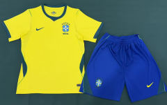 2026 World Cup Brazil Home Yellow Soccer Uniform-6748