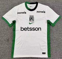 (S-4XL ) 26-27 Atlético Nacional Away White Thailand Soccer Jersey AAA-512