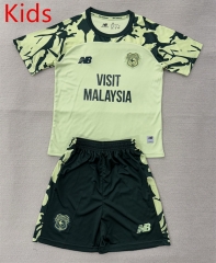 2025-2026 Cardiff City Away Light Green Kids/Youth Soccer Uniform-AY